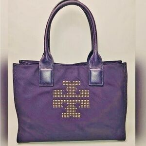 Purple TORY BURCH Tote Bag EXCELLENT CONDITION with Tory dust bag